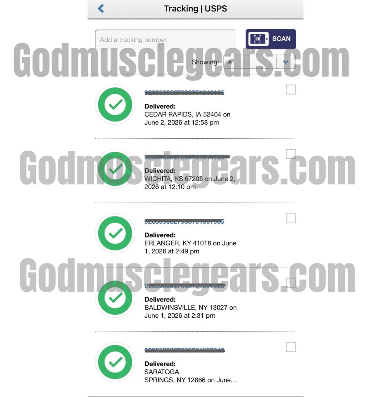 Delivery proof