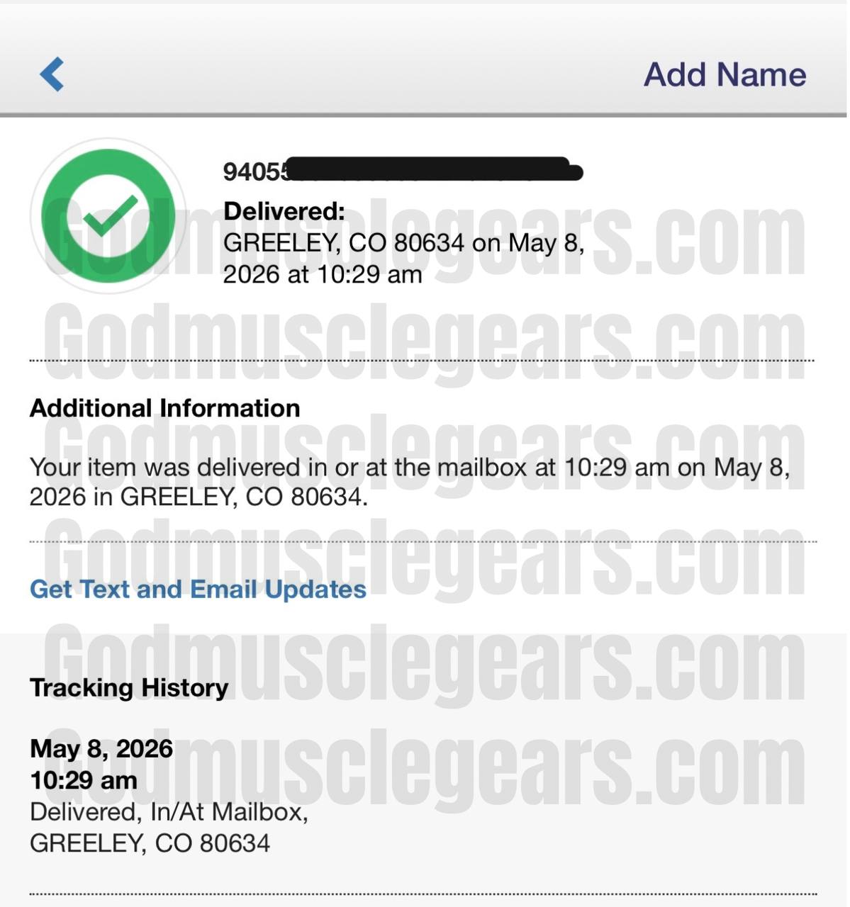 Delivery proof 2